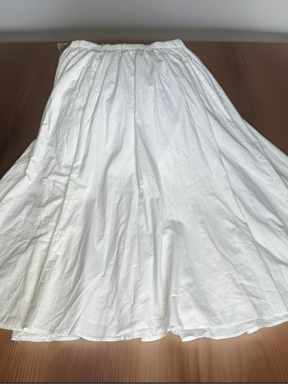 Abercrombie & Fitch White Cotton Flowy Boho Maxi Skirt EXCELLENT condition